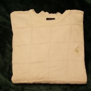 Izod Textured Crewneck Sweater Size L EUC